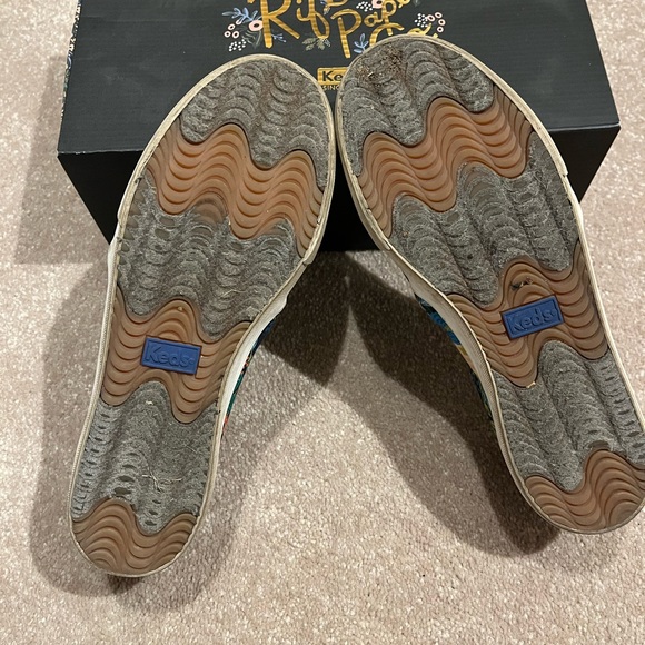 Keds Rifle Paper Co Slip-On Double Deck Sneakers - Garden Black/Multicolor - Picture 8 of 12